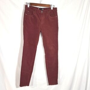 Kut From‎ The Cloth Diana Skinny Corduroy Pants Women 4 Rust Burnt Orange Jeans